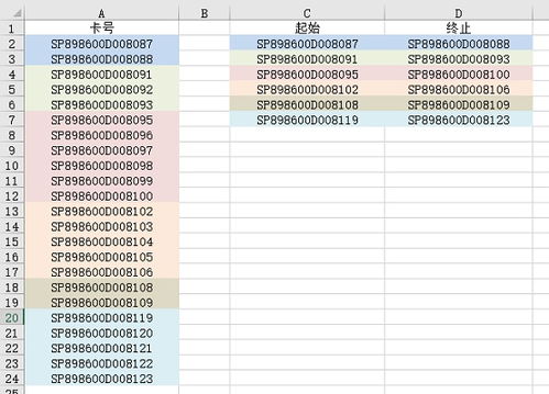 Excel数据处理技巧 高效提取连续数据列的起始与终止值